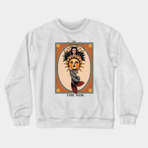 The Sun (Tarot) Crewneck Sweatshirt by ohjessica-o